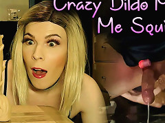 Crazy Spikey Dildo Makes Me Squirt Hands Free...