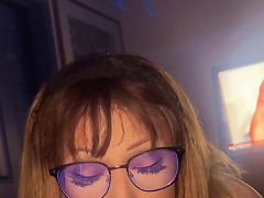Beautiful Young Tranny Girl With Glasses...