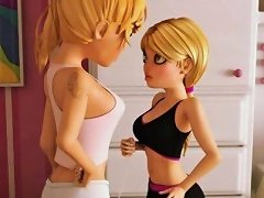 Superb Futa Sisters Caught By Mom 3d Family Sex...