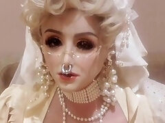 Pierced Rubber Shemale Bride